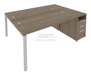 Мебель для персонала Рабочая станция с опорной тумбой Б.РС-СТП-2.4